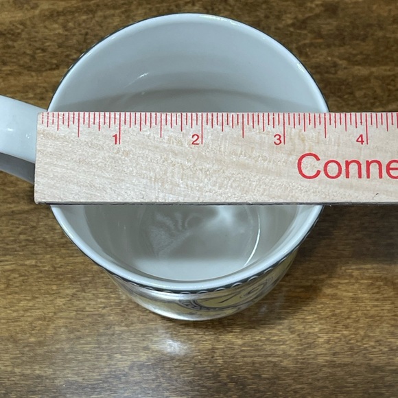 222 Fifth ADELAIDE YELLOW Bird Floral Porcelain Mug - Picture 9 of 9